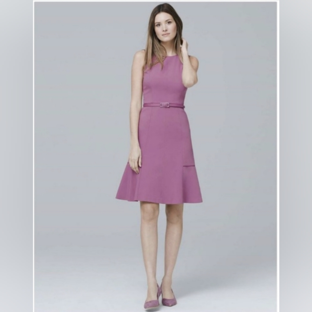 White House Black Market Purple Dress